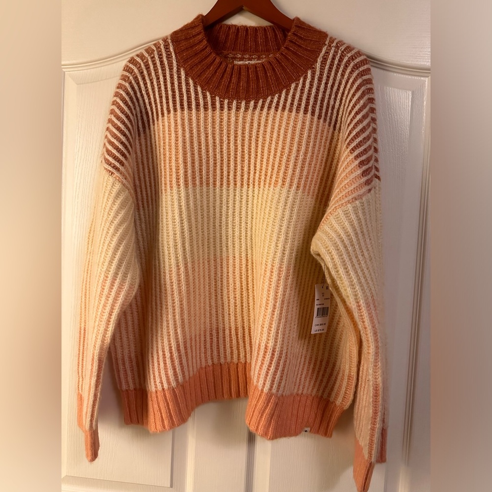 Rip Curl Warm Tones Striped Sweater